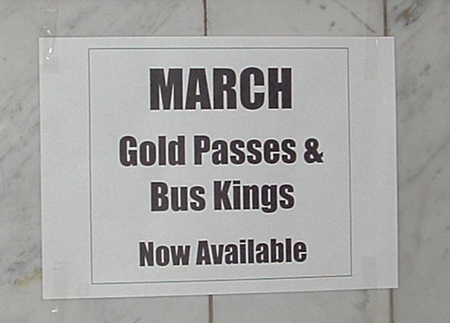 A bus, a bus, my kingdom for a bus