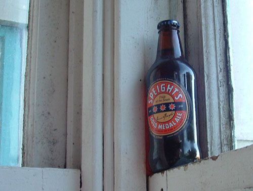 Beer on Windowsill
