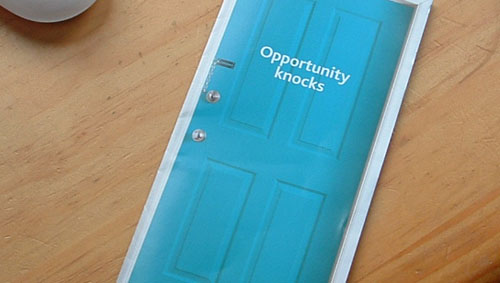 Opportunity Knocks