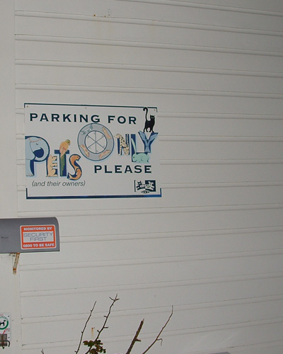 Pets Parking Only