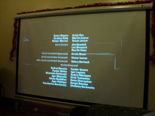 The Credits Roll